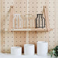 Frendorf | Artévo Eisen-Keramik Design Vase | Modernes Gittermuster | Elegante Dekoration | Für Wohnzimmer & Büro