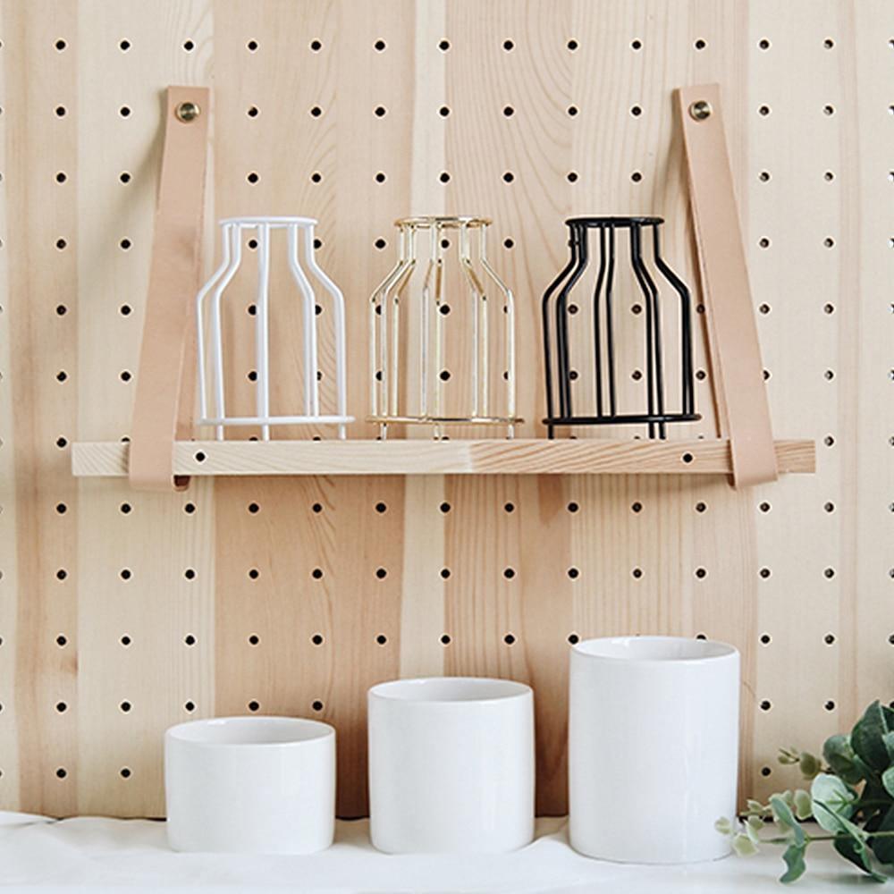 Frendorf | Artévo Eisen-Keramik Design Vase | Modernes Gittermuster | Elegante Dekoration | Für Wohnzimmer & Büro
