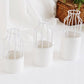 Frendorf | Artévo Eisen-Keramik Design Vase | Modernes Gittermuster | Elegante Dekoration | Für Wohnzimmer & Büro