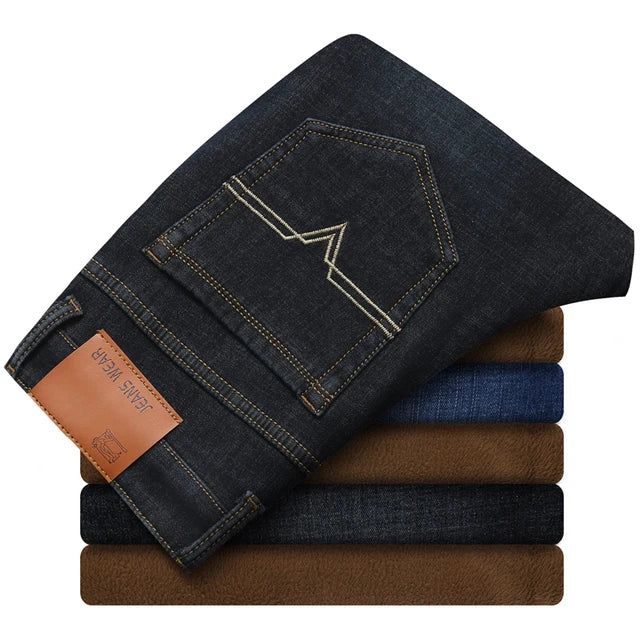 Frendorf | LOUIS | Modische Wärme mit FREEZEFRAME DENIM | Winterhose Herren mit Bulu