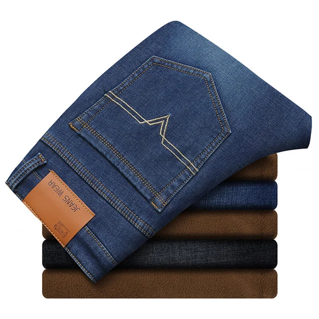 Frendorf | LOUIS | Modische Wärme mit FREEZEFRAME DENIM | Winterhose Herren mit Bulu