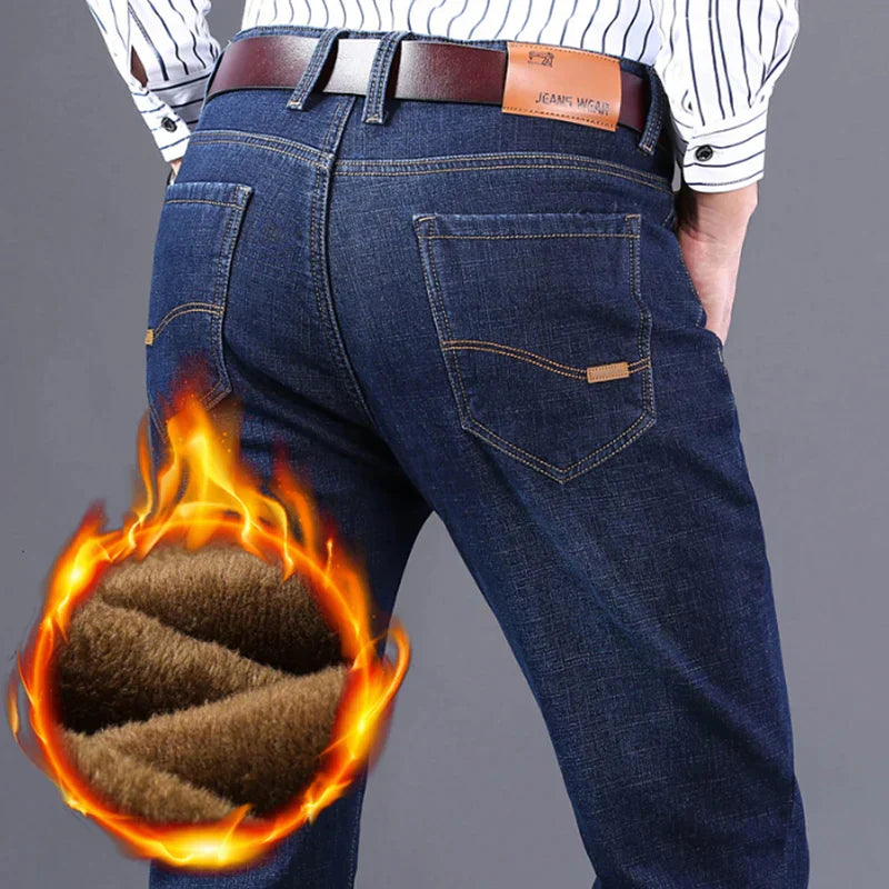 Frendorf | LOUIS | Modische Wärme mit FREEZEFRAME DENIM | Winterhose Herren mit Bulu