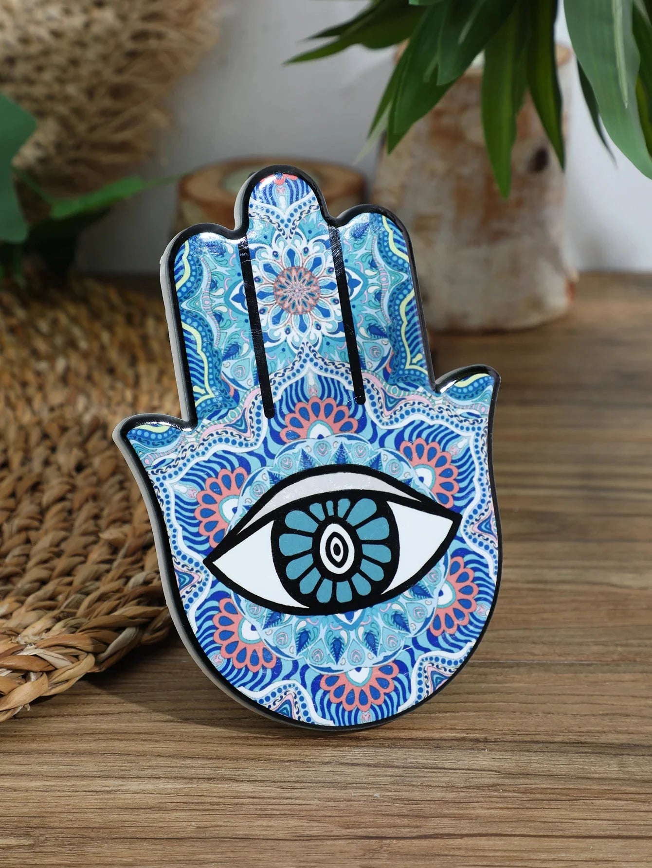 Keramische Evil Eye Hamsa Hand Schreibtischornament Schreibtischdekoration Heimdecorations Schreibtischzubehör Gothic Heimdekoration Tischdekorationsartikel