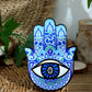 Keramische Evil Eye Hamsa Hand Schreibtischornament Schreibtischdekoration Heimdecorations Schreibtischzubehör Gothic Heimdekoration Tischdekorationsartikel