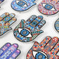 Keramische Evil Eye Hamsa Hand Schreibtischornament Schreibtischdekoration Heimdecorations Schreibtischzubehör Gothic Heimdekoration Tischdekorationsartikel