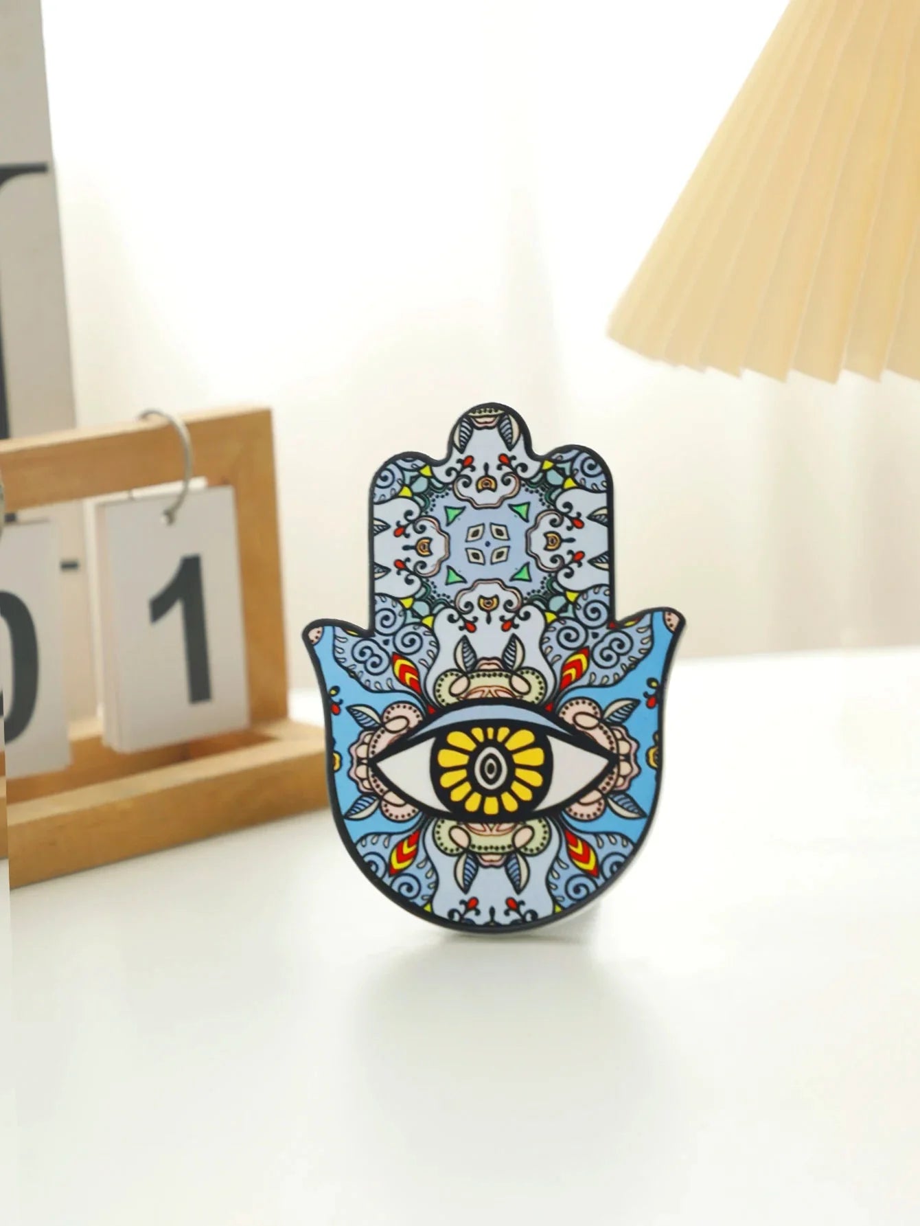 Keramische Evil Eye Hamsa Hand Schreibtischornament Schreibtischdekoration Heimdecorations Schreibtischzubehör Gothic Heimdekoration Tischdekorationsartikel