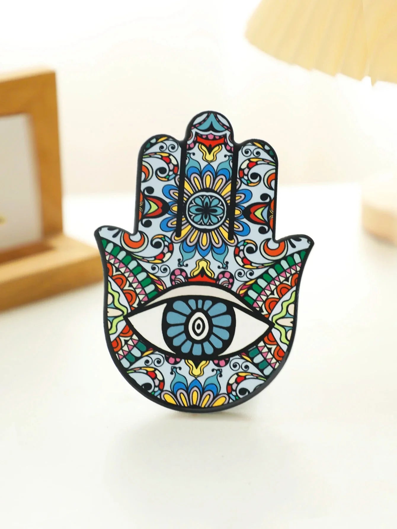 Keramische Evil Eye Hamsa Hand Schreibtischornament Schreibtischdekoration Heimdecorations Schreibtischzubehör Gothic Heimdekoration Tischdekorationsartikel