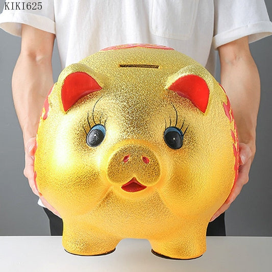 Keramische Glücksschwein Münzschweinetöpfchen große Kapazität Kinder Aufbewahrungsbox süßes Schwein Tier Glas Zuhause Sparschwein Kinder Geschenk