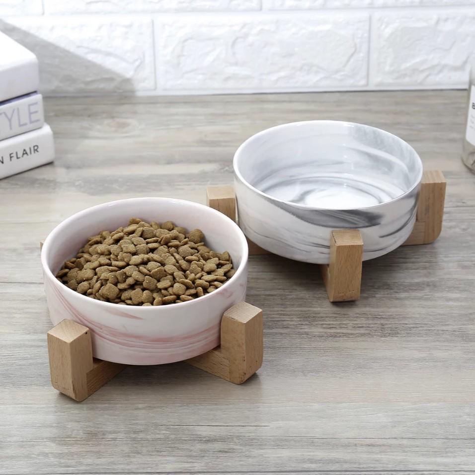 Frendorf | MeowFeast Ceramic Futternäpfe | Rutschfest | Hochwertig | Für Hunde & Katzen | Modernes Design