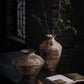 Keramische aktive Glasur Oberfläche rustikale Vase vintage Vase Zen Dekoration raue Keramiktopf handgefertigte vintage Porzellan Vase