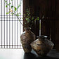 Keramische aktive Glasur Oberfläche rustikale Vase vintage Vase Zen Dekoration raue Keramiktopf handgefertigte vintage Porzellan Vase