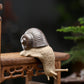 Keramische kleine Ornamente Bonsai Mikro-Landschaft kreative Schnecke Gartenarbeit Sukkulente Topfpflanze Landschaftsbau dekorative Handwerkskunst