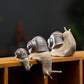 Keramische kleine Ornamente Bonsai Mikro-Landschaft kreative Schnecke Gartenarbeit Sukkulente Topfpflanze Landschaftsbau dekorative Handwerkskunst