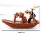 Keramische Fischerboot-Figuren für Aquarium Fischtank Landschaft Bonsai Steingarten Ornament Dekoration Feengarten Wohnkultur