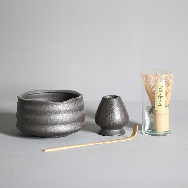 Frendorf | MatchaZen Zeremonielles Matcha-Set | Handgefertigt | Komplett-Set für authentischen Genuss | Matcha-Schale, Bambusbesen & Zubehör