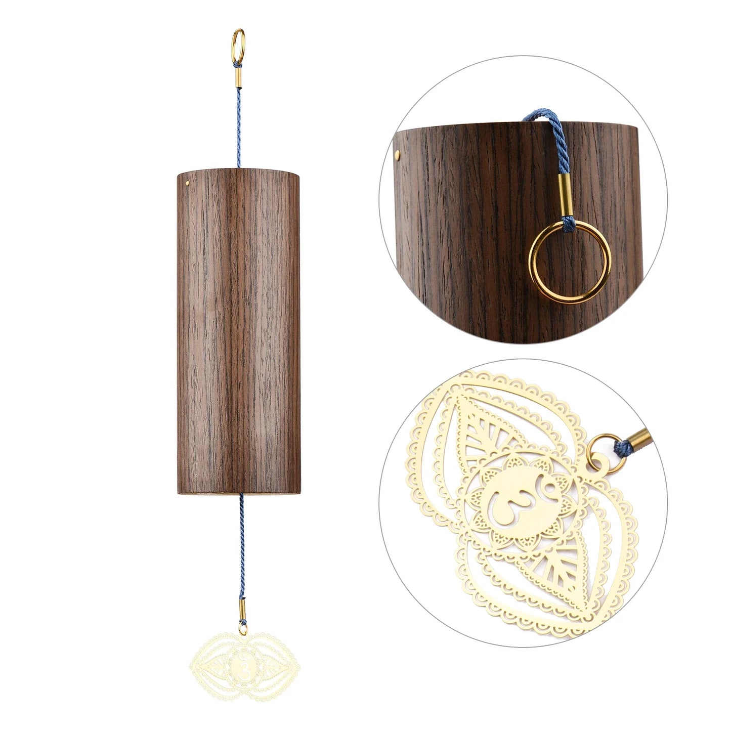 Frendorf | Chakra Chimes | Bambus Windglocke für Meditation und Entspannung | Harmonische Windglocke für draußen