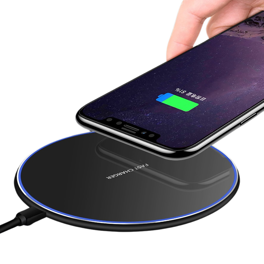 Frendorf | 30W Schnelles kabelloses Ladepad | Premium USB C Ladekabel MagSafe Ladegerät für Apple iPhone, Samsung & Android - Fast Wireless Charging Pad