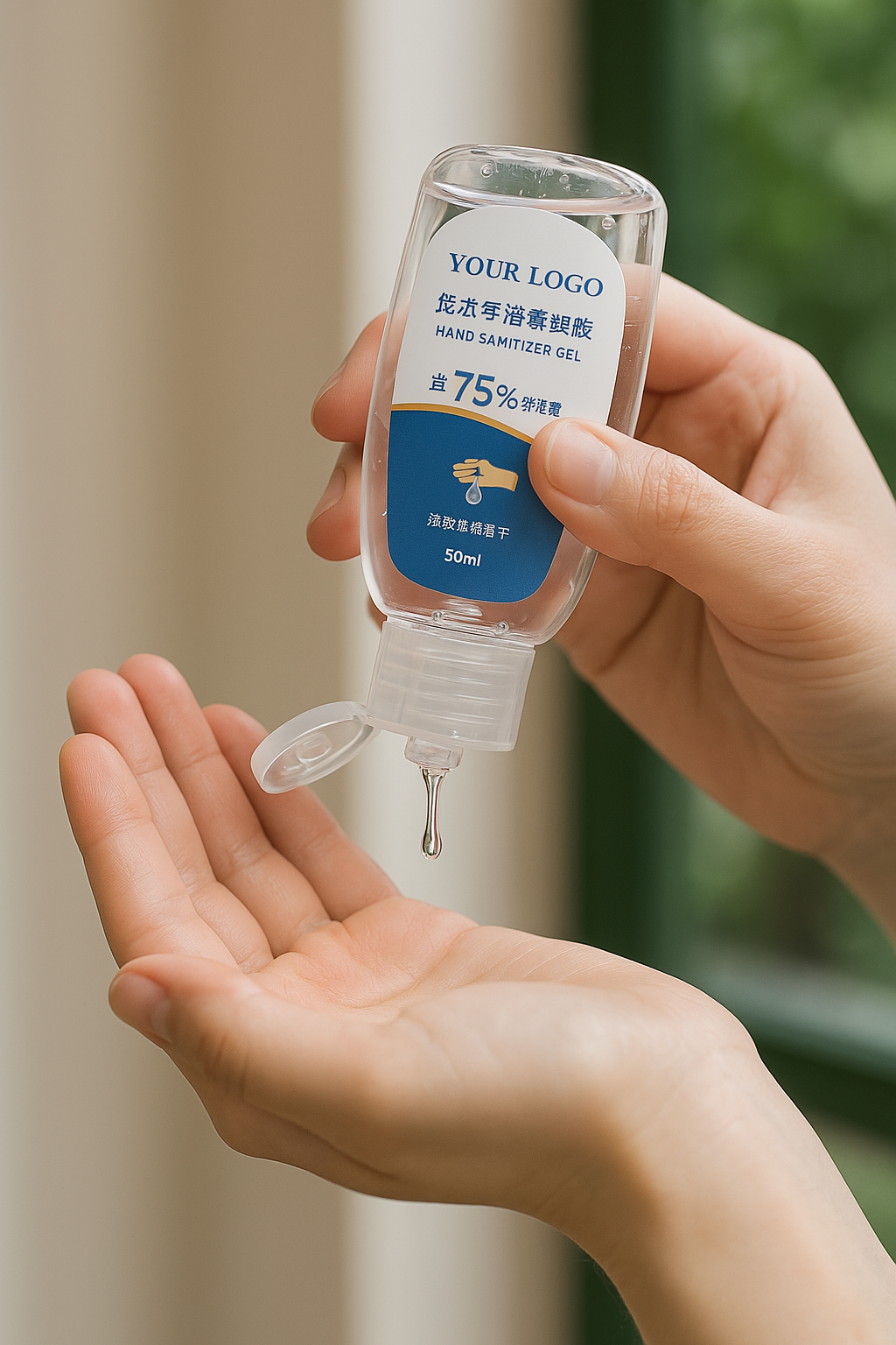 Frendorf | Gel-Handdesinfektionsmittel – schnell trocknendes antibakterielles Gel für effektive Handhygiene, feuchtigkeitsspendende Formel mit Aloe Vera, reiseflasche für unterwegs, tötet Keime und Bakterien