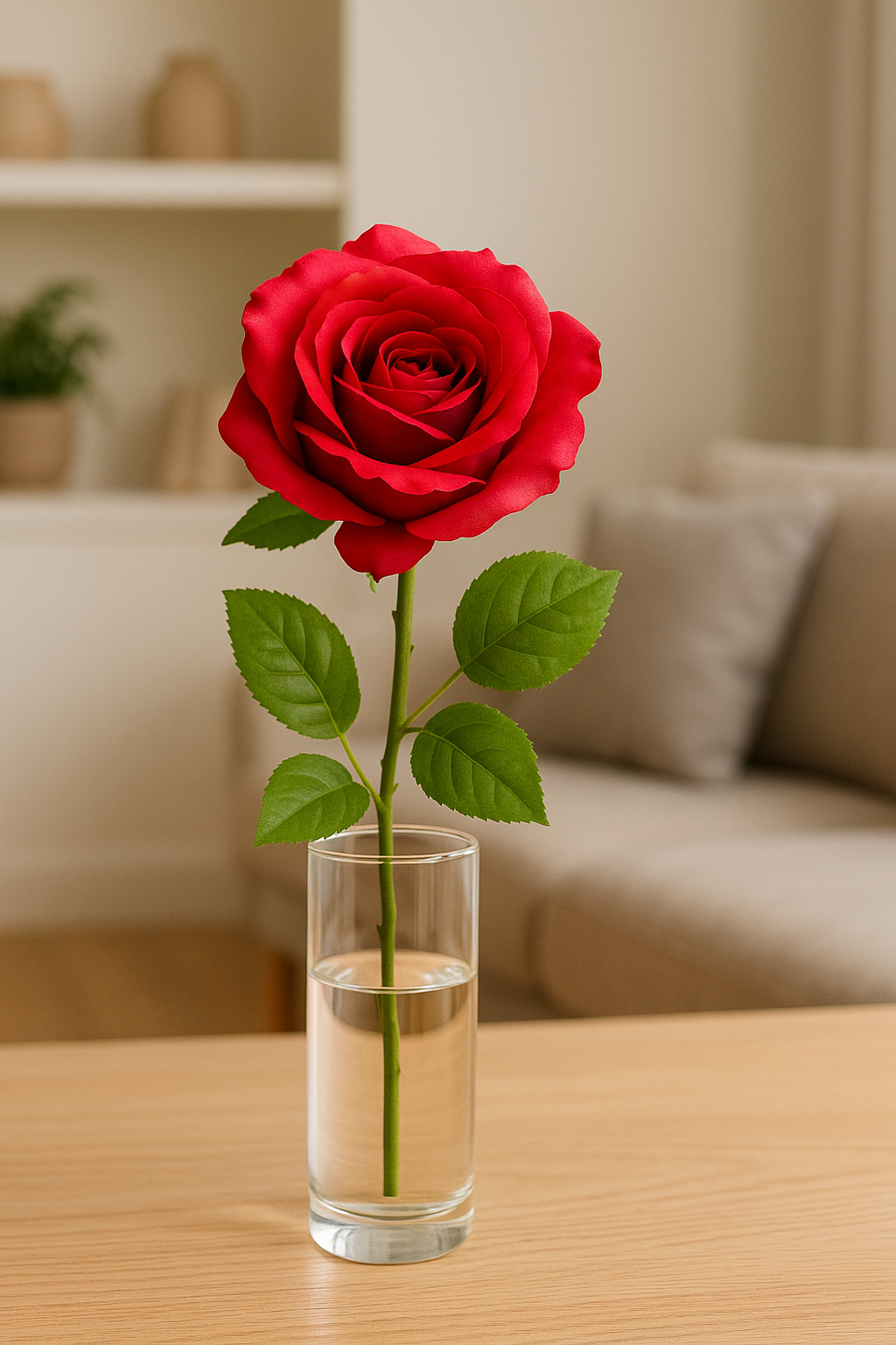 Frendorf | Elegance Rose Stem Schönheit 68 cm - Realistische künstliche Rose mit lebensechten Blütenblättern - Perfekt für Blumenarrangements, Sträuße, Kränze und Wohnkultur - Langlebig und pflegeleicht