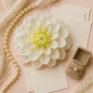 Frendorf | 34 cm Künstliche Dahlienblume Realistischer Fake-Dahlienstrauß für Wohnkultur Hochzeitsarrangements Tischdekorationen und Blumenarrangements Lebenstaugliche Kunst-Dahlie mit weichen Blütenblättern und strapazierfähigen Stielen