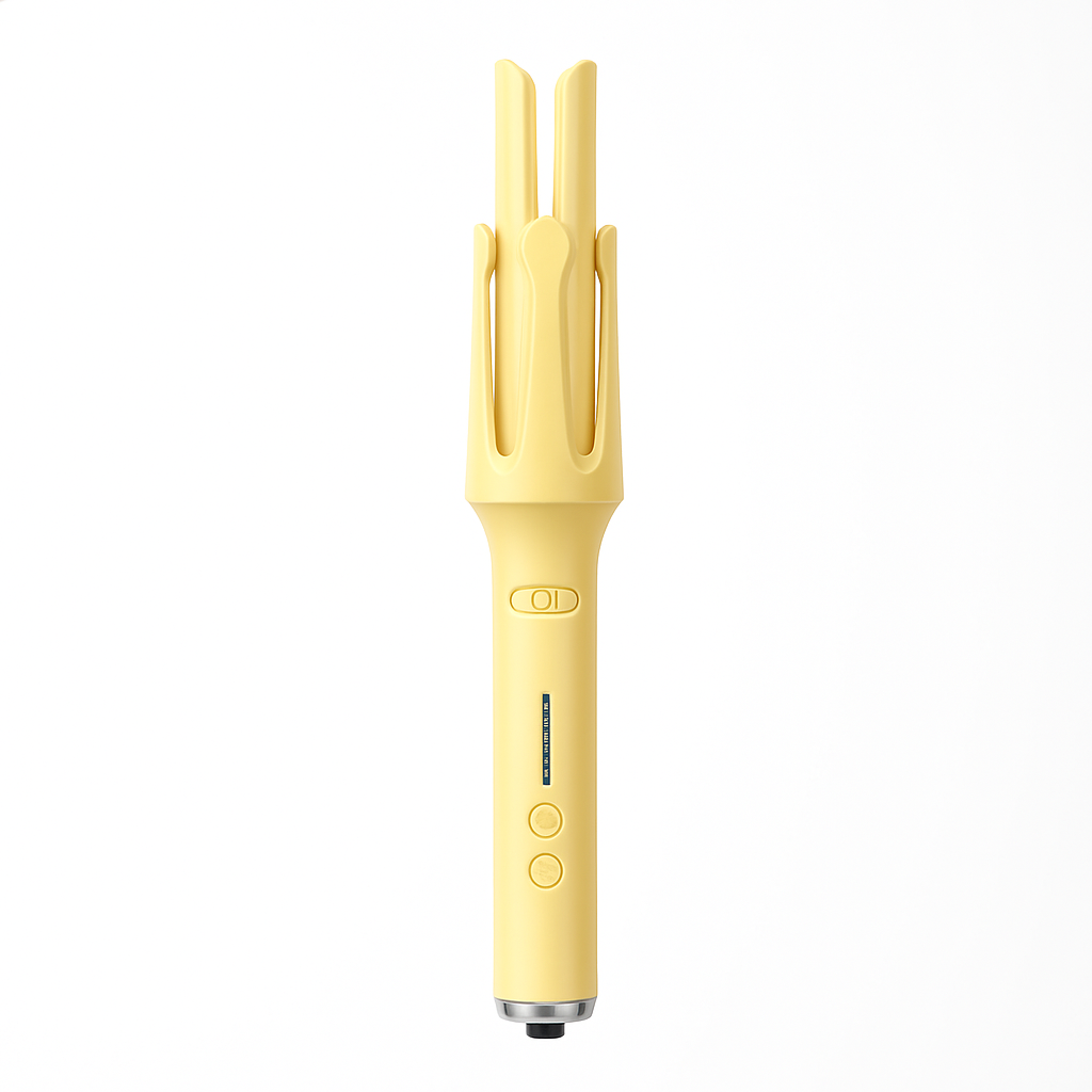 Frendorf | 2 in 1 rotierender keramischer Lockenstab, 1,26 Zoll automatischer Haarglätter