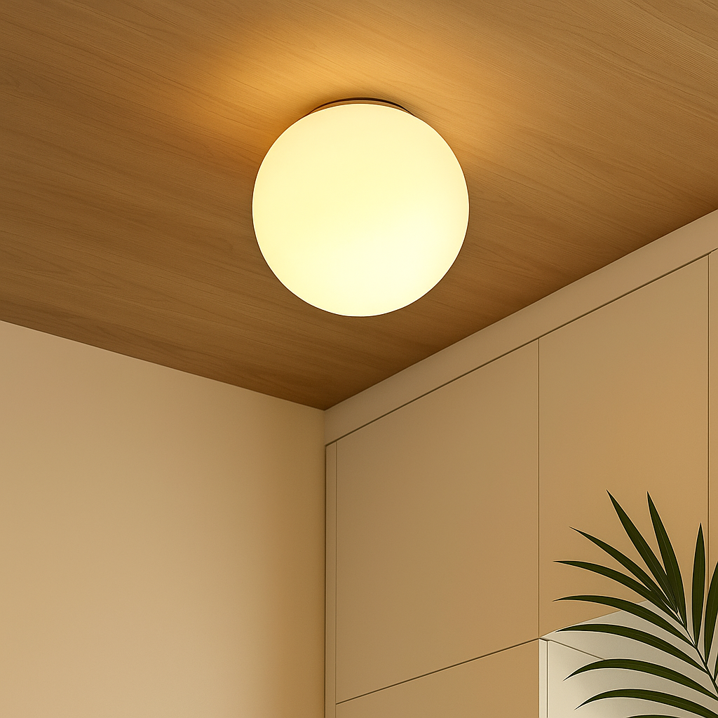 Frendorf | LumaGlow – Moderne Wandleuchte mit mattem Glas-Schirm und eleganter Basis
