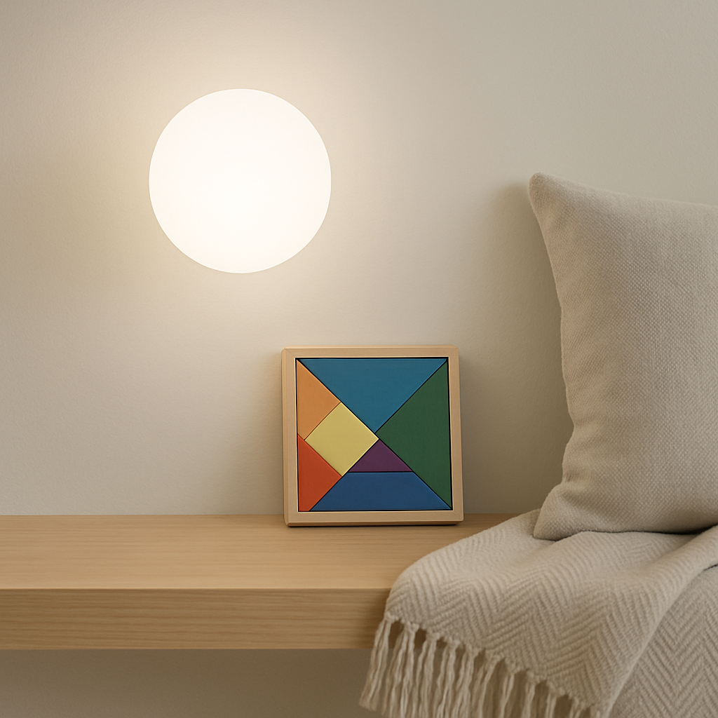 Frendorf | LumaGlow – Moderne Wandleuchte mit mattem Glas-Schirm und eleganter Basis