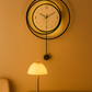 Frendorf | SilentGlow – Minimalistische runde Wanduhr mit deutlichen Ziffern und leisem Uhrwerk