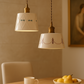 Frendorf | CeramiGlow – Elegante Pendellampe mit klassischem Muster aus Keramik
