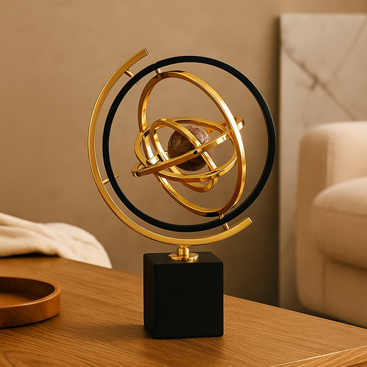 Frendorf | Aurevia – Handgefertigte Skulptur mit Marmorbasis für elegante Wohnraumgestaltung