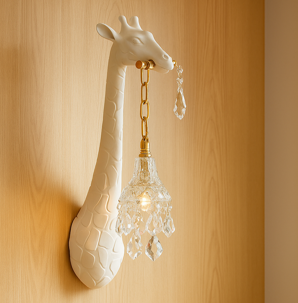 Frendorf | GlowNeck – Giraffenförmige LED-Wandlampe mit warmem, weichem Licht für einzigartige Einrichtung