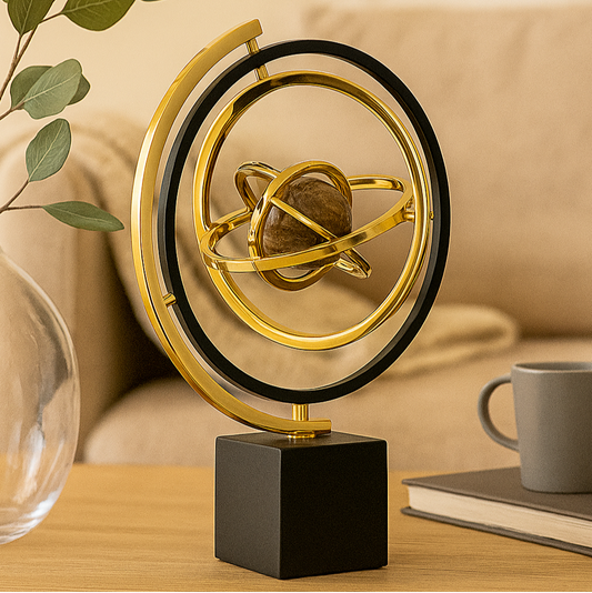 Frendorf | Aurevia – Handgefertigte Skulptur mit Marmorbasis für elegante Wohnraumgestaltung