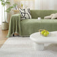 Chenille-Decke Fischgrat Quaste Sofaüberwurf