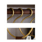 S-förmiger Kleiderbügel - Eleganter und Platzsparender Metall-Garderobenbügel (Set von 5)