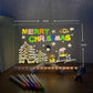 Kinder LED Notiztafel mit Farben
