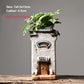 Chinesisches Antikes Haus Retro Gebäude Keramischer Blumentopf Dekoration Garten Bonsai Figuren Miniaturen Hausverzierungen Kostenloser Versand
