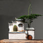 Chinesisches Antikes Haus Retro Gebäude Keramischer Blumentopf Dekoration Garten Bonsai Figuren Miniaturen Hausverzierungen Kostenloser Versand