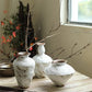 Chinesische Zen-Keramikvase, Wohnzimmer, Teezimmer, Studienblumenarrangement, Wabi-Sabi, Windhandgemacht, Vintage, Grobe Keramik,