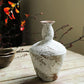 Chinesische Zen-Keramikvase, Wohnzimmer, Teezimmer, Studienblumenarrangement, Wabi-Sabi, Windhandgemacht, Vintage, Grobe Keramik,
