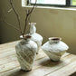 Chinesische Zen-Keramikvase, Wohnzimmer, Teezimmer, Studienblumenarrangement, Wabi-Sabi, Windhandgemacht, Vintage, Grobe Keramik,