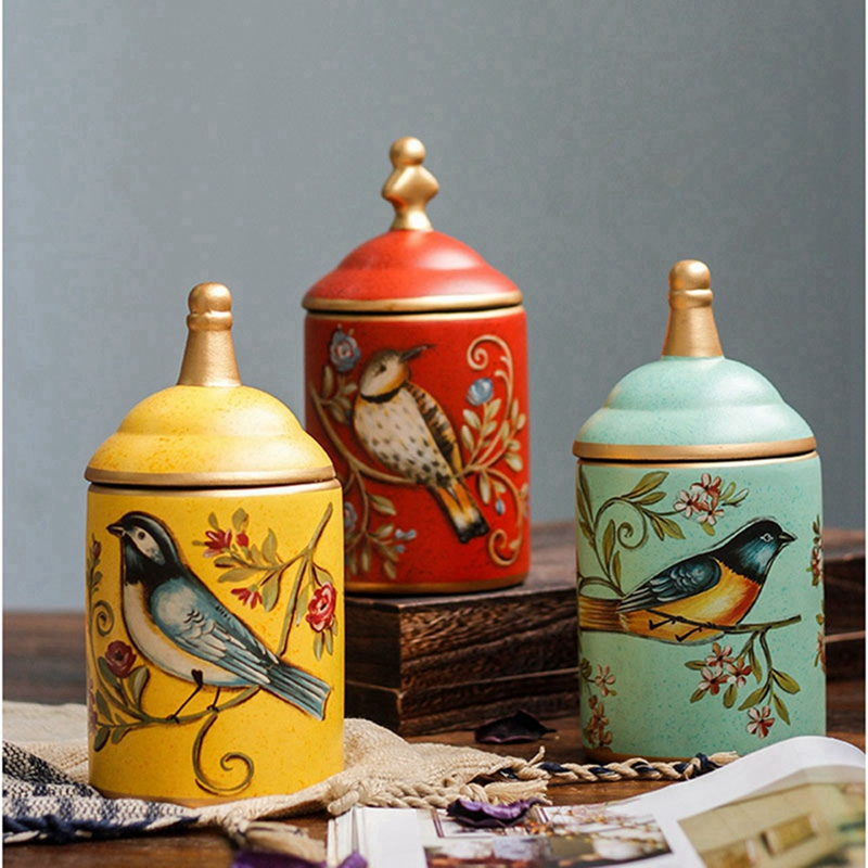 Chinesische Teedose aus Keramik, Retro-Steingut, luftdicht, Gong-Fu aus Keramik, für Süßigkeiten, Tee-Zeremonie-Zubehör