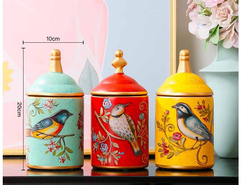 Chinesische Teedose aus Keramik, Retro-Steingut, luftdicht, Gong-Fu aus Keramik, für Süßigkeiten, Tee-Zeremonie-Zubehör
