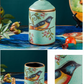 Chinesische Teedose aus Keramik, Retro-Steingut, luftdicht, Gong-Fu aus Keramik, für Süßigkeiten, Tee-Zeremonie-Zubehör