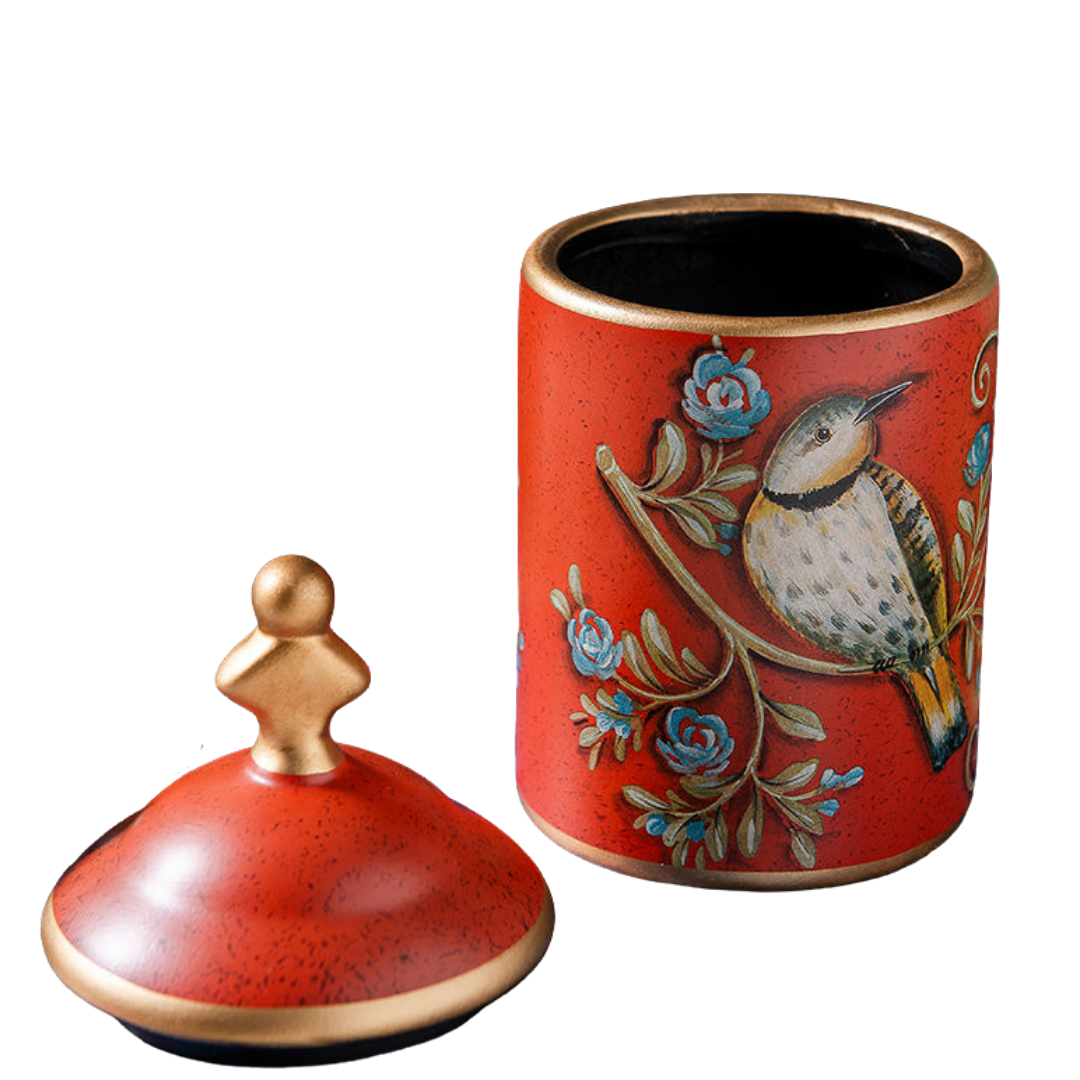 Chinesische Teedose aus Keramik, Retro-Steingut, luftdicht, Gong-Fu aus Keramik, für Süßigkeiten, Tee-Zeremonie-Zubehör