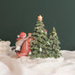 Weihnachtsdekorationen für das Zuhause Weihnachtsauto-Innendekor Figurine Weihnachtsmann Skulpturen mit Nachtlichtern Wachfigur Geschenke Neu