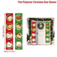 Weihnachts-Türdekoration Fröhliche Weihnachten Banner Dekoration für Zuhause 2023 Hängende Weihnachtsornament Navidad Frohes Neues Jahr 2024 Geschenk