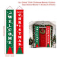 Weihnachts-Türdekoration Fröhliche Weihnachten Banner Dekoration für Zuhause 2023 Hängende Weihnachtsornament Navidad Frohes Neues Jahr 2024 Geschenk