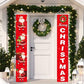 Weihnachts-Türdekoration Fröhliche Weihnachten Banner Dekoration für Zuhause 2023 Hängende Weihnachtsornament Navidad Frohes Neues Jahr 2024 Geschenk