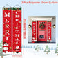 Weihnachts-Türdekoration Fröhliche Weihnachten Banner Dekoration für Zuhause 2023 Hängende Weihnachtsornament Navidad Frohes Neues Jahr 2024 Geschenk