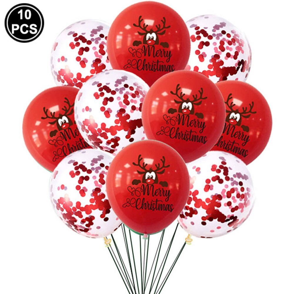 Weihnachtsfolie Santa Claus Ballons Schneemann Elch Weihnachtsbaum Ballons für Weihnachten aufblasbare Partydekorationen Wohnpartydesign